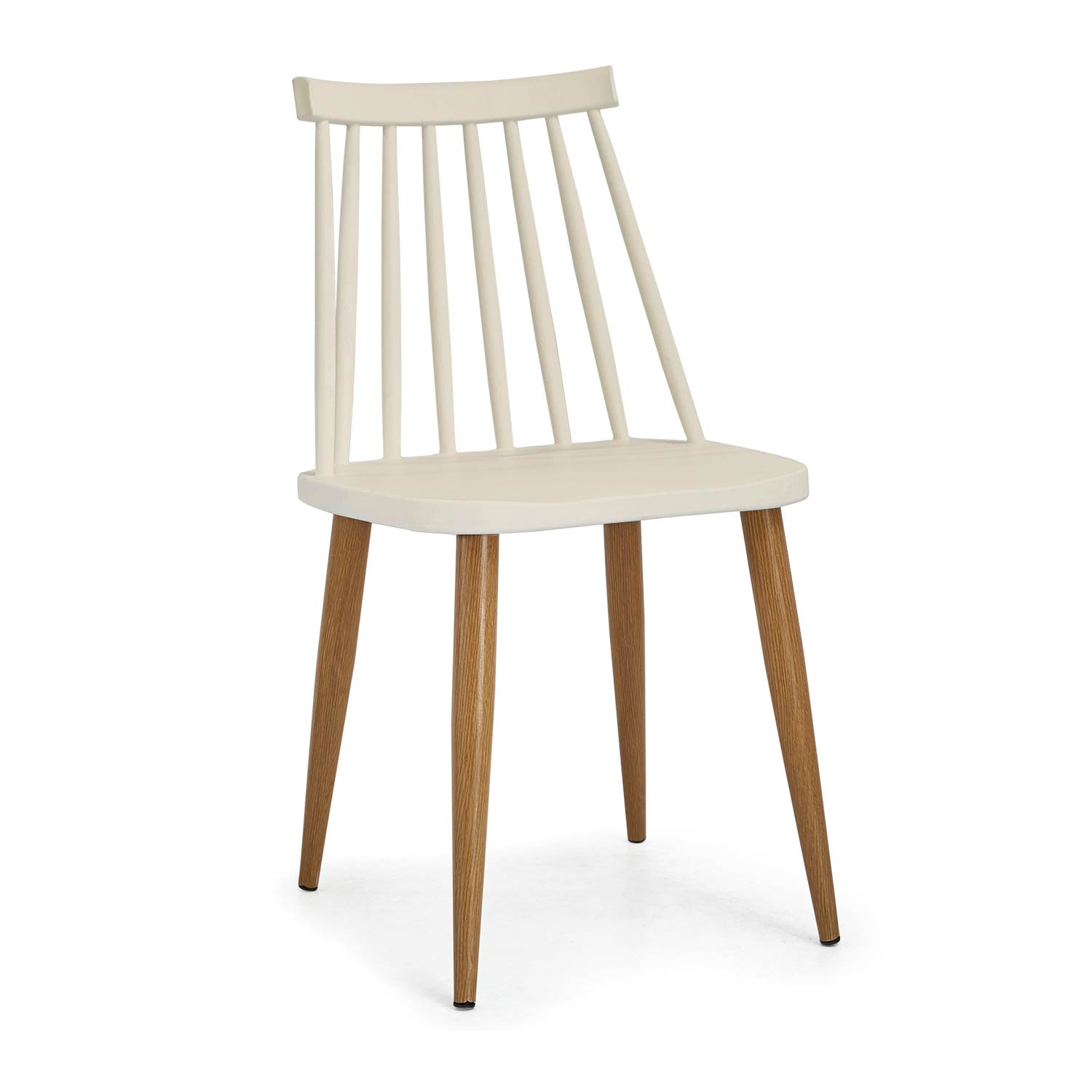 Set van 4 Scandinavische stoelen Houlgate Beige